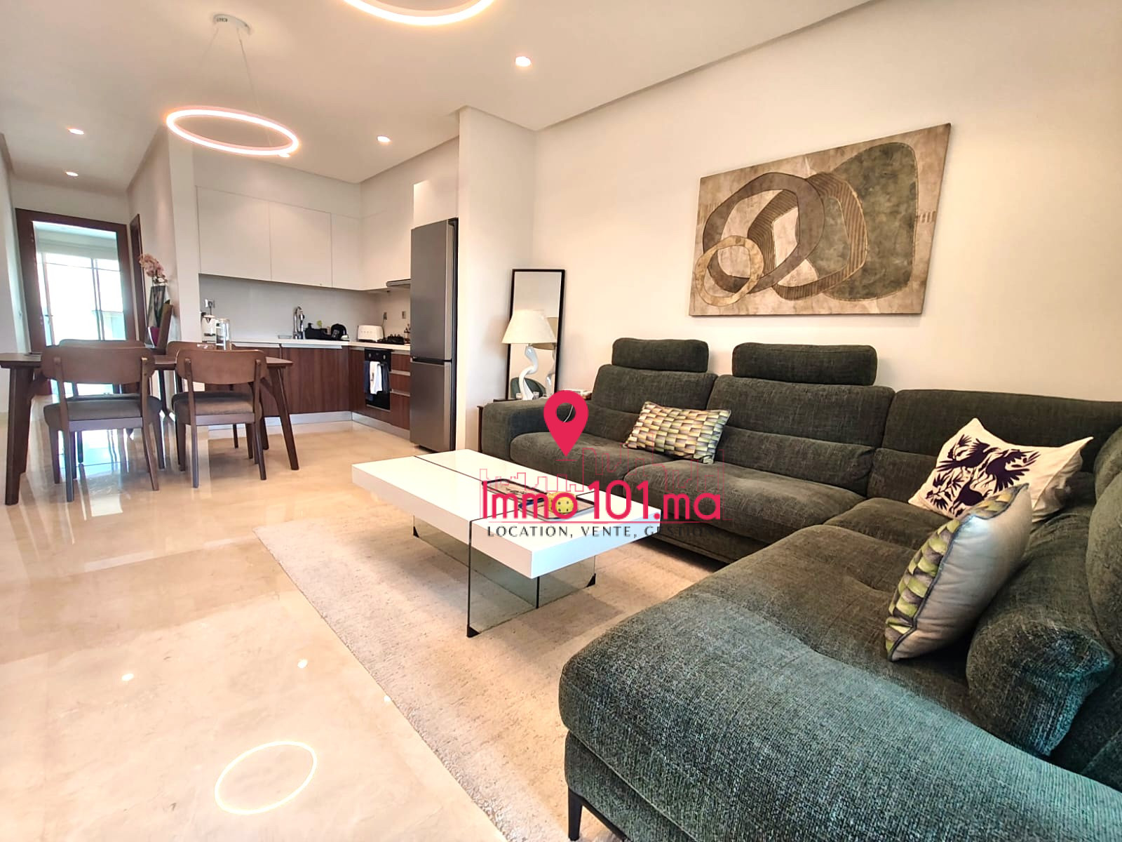 Location appartement meublé à l’Orangeraie Souissi AYLAM2386